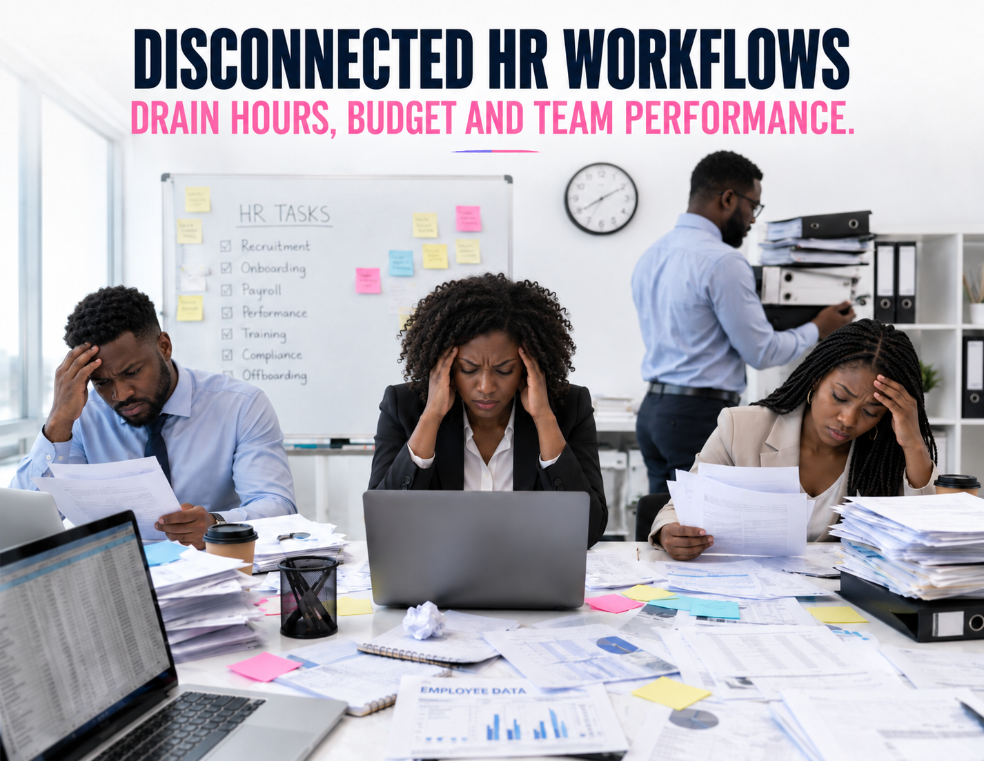 Scattered HR processes cost time, money and team productivity